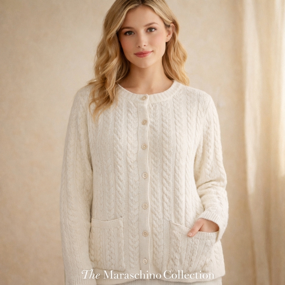Anthony Richards Vintage Cable Knit Cardigan | 1X